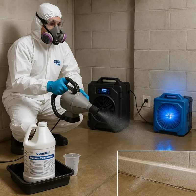 Sanitization and Odor Removal process in Duncanville, TX